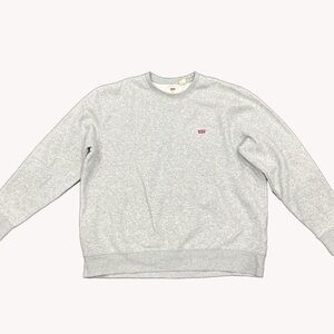 Levi's Light Gray Crewneck Sweater